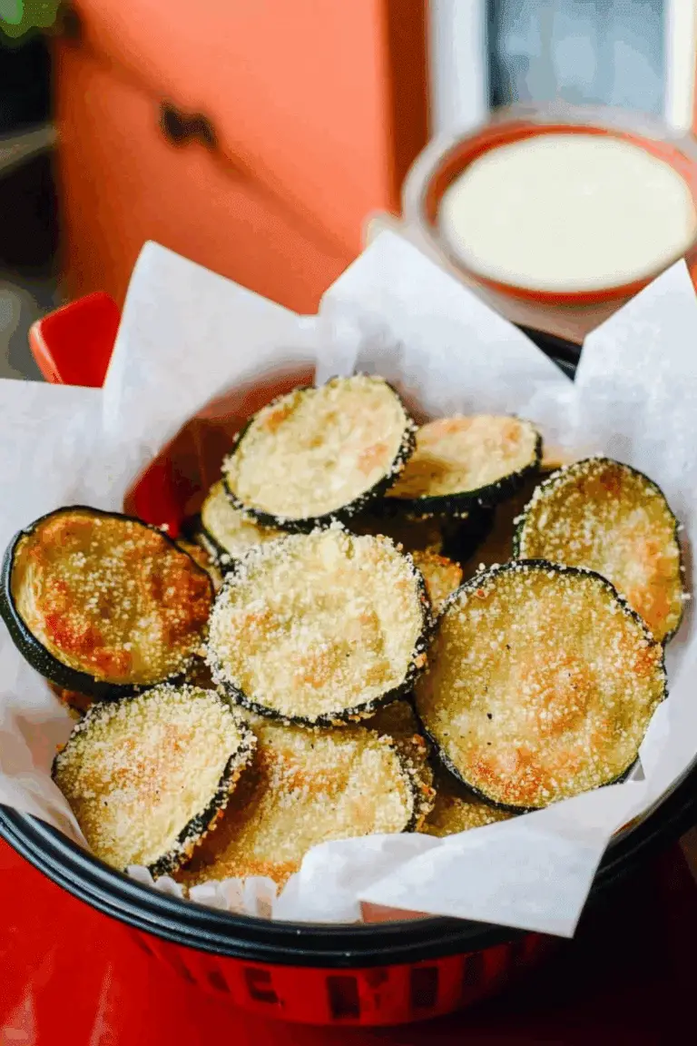 Baked Parmesan Zucchini Chips