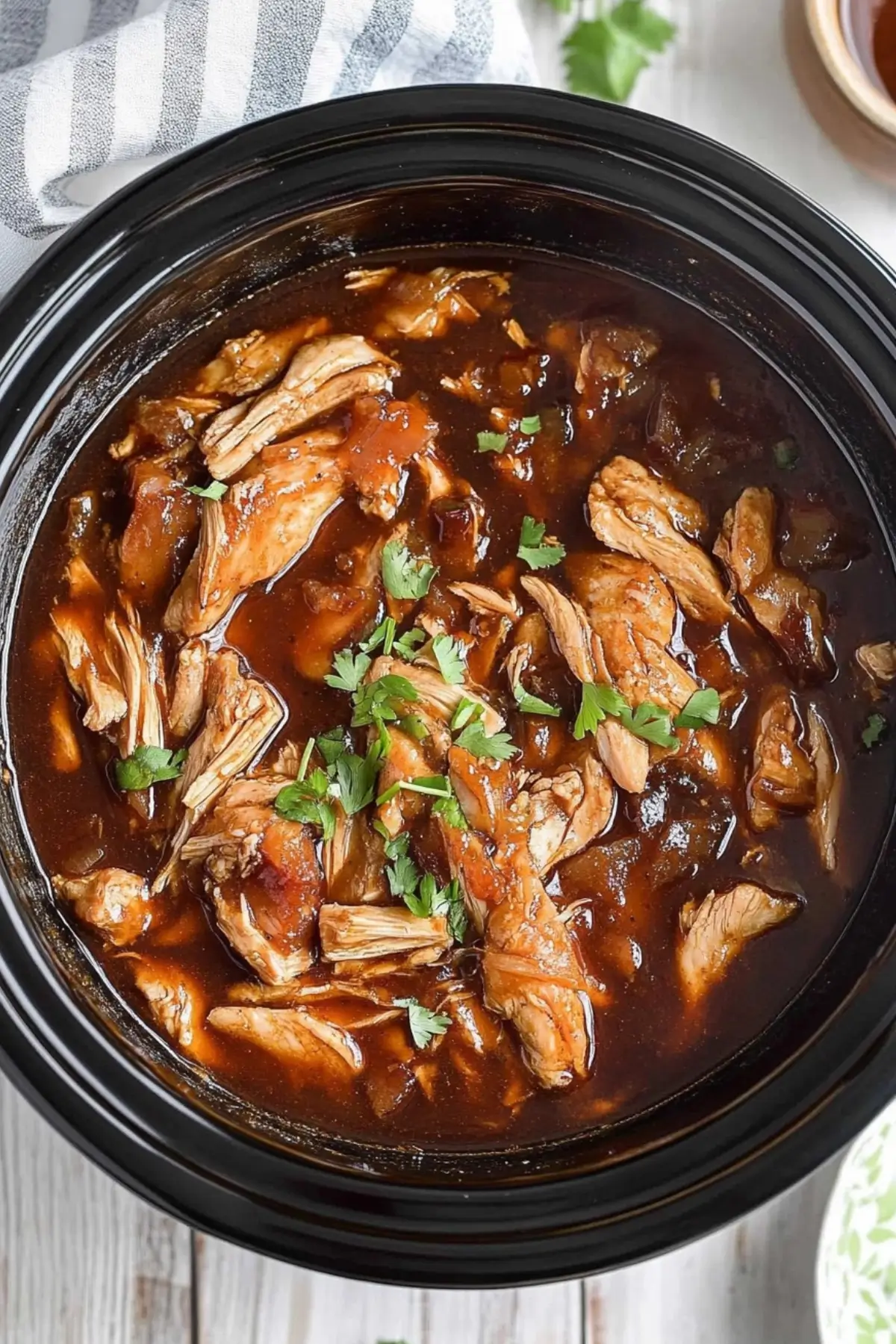 Crock Pot Bourbon Chicken
