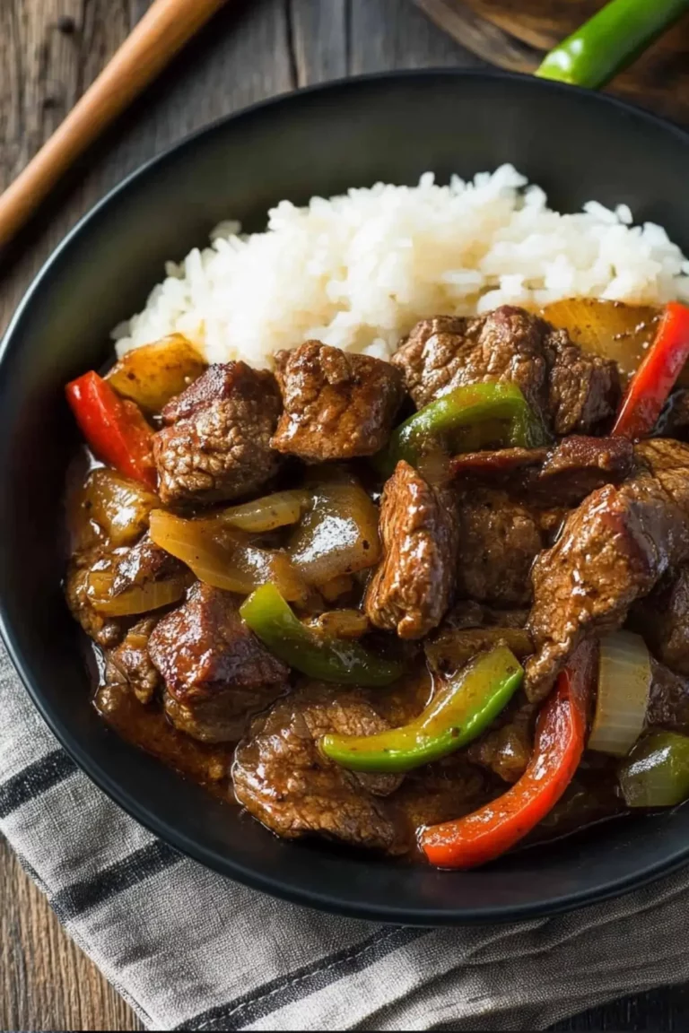 Crockpot Pepper Steak