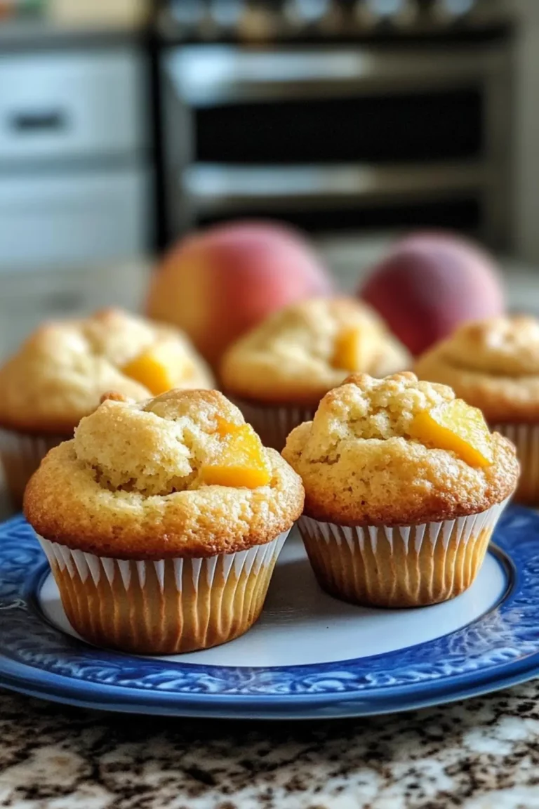 Peach Muffins Recipe
