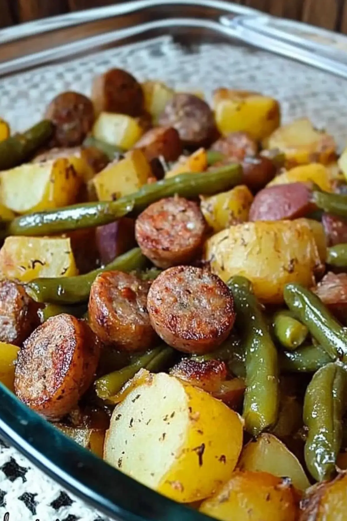 Sausage Green Bean Potato Casserole