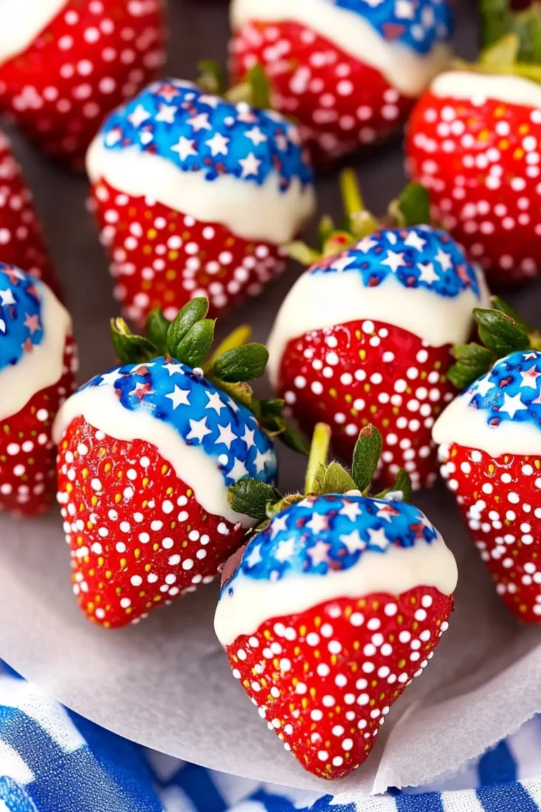 4th of July Chocolate Covered Strawberries