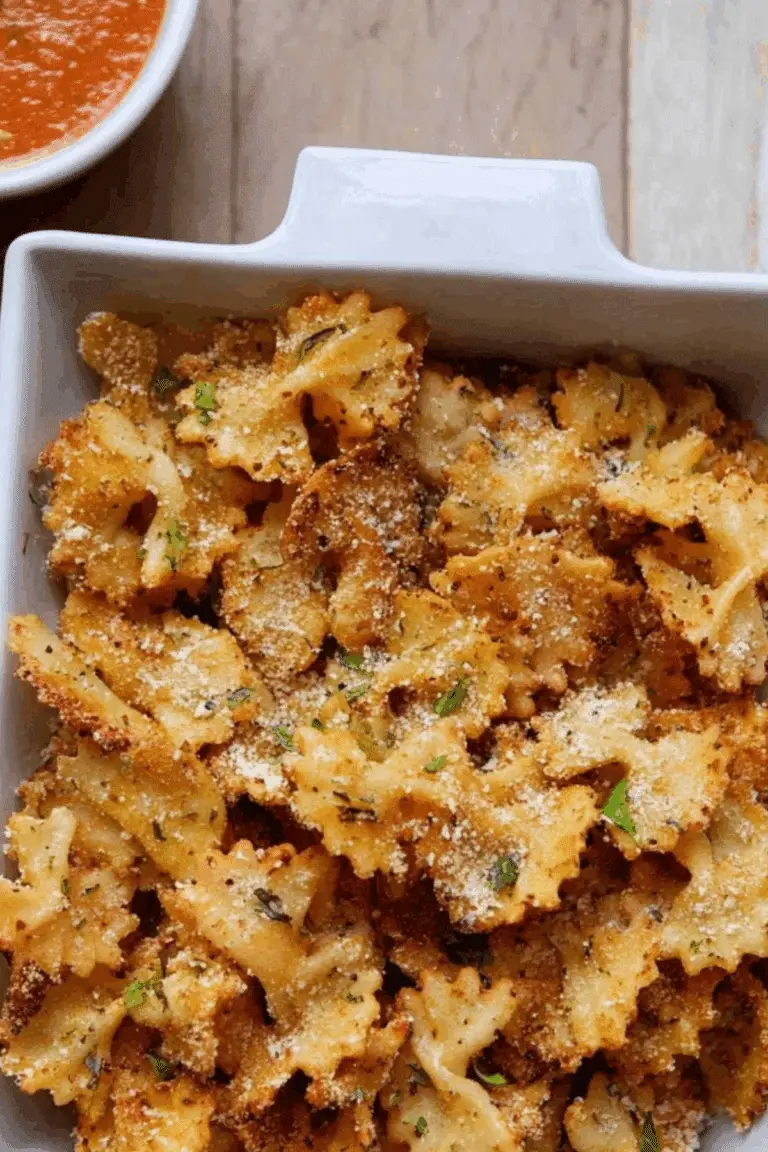 Air Fryer Pasta Chips – Crispy and Cheesy Snack