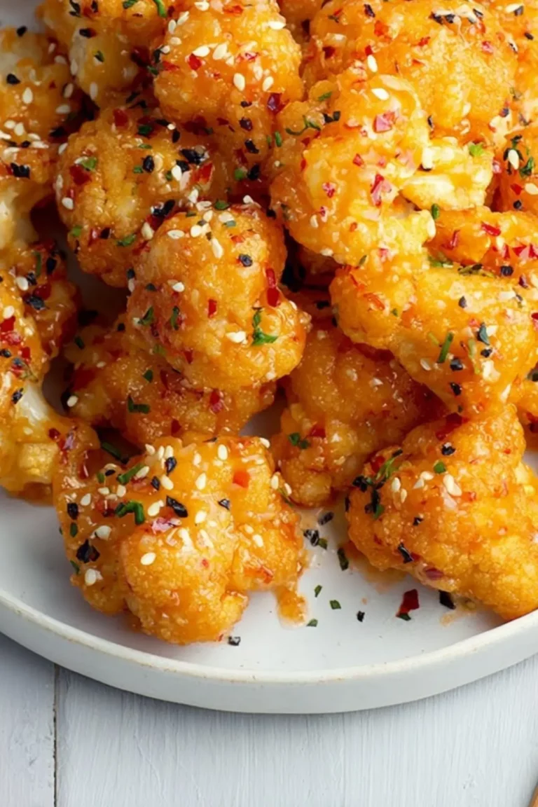 Bang Bang cauliflower recipe - crispy and spicy cauliflower bites