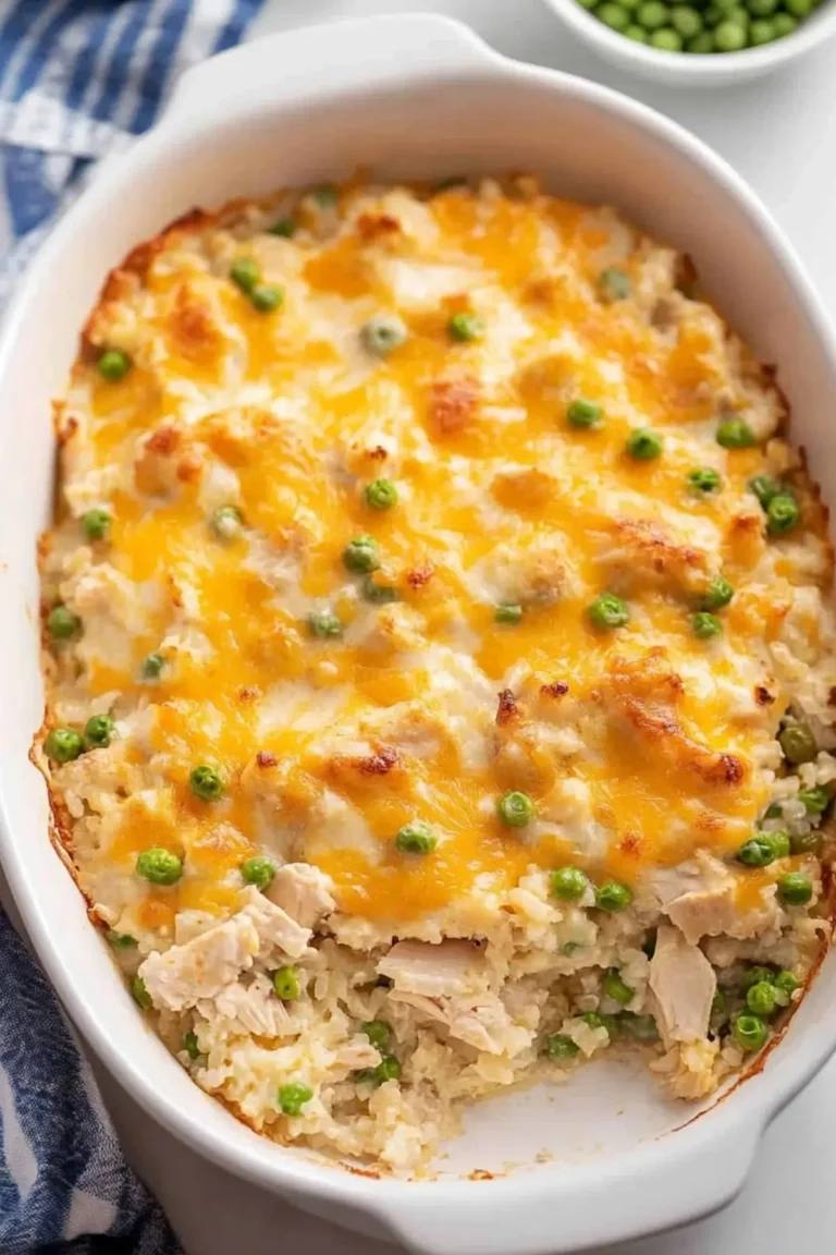 Cheesy Chicken and Rice Casserole