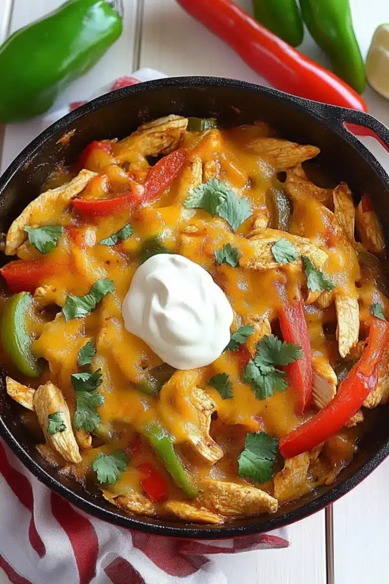 Chicken Fajita Casserole