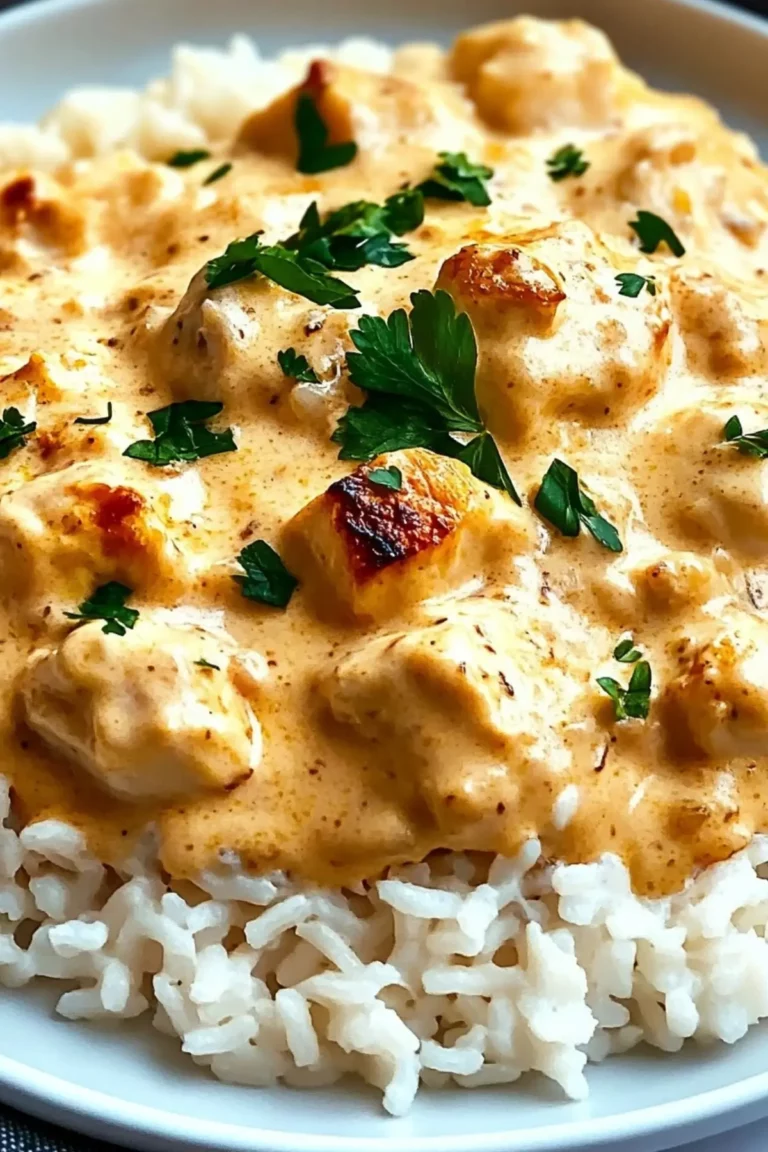 Creamy Smothered Chicken and Rice