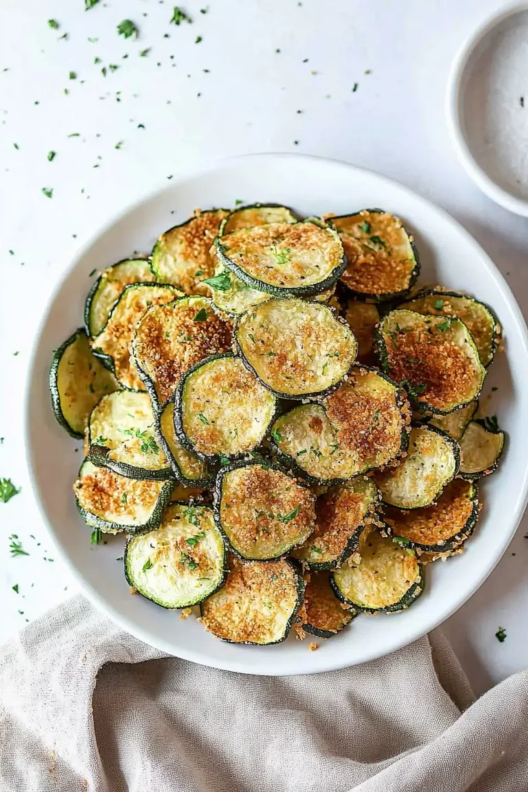 Crispy Baked Zucchini Chips