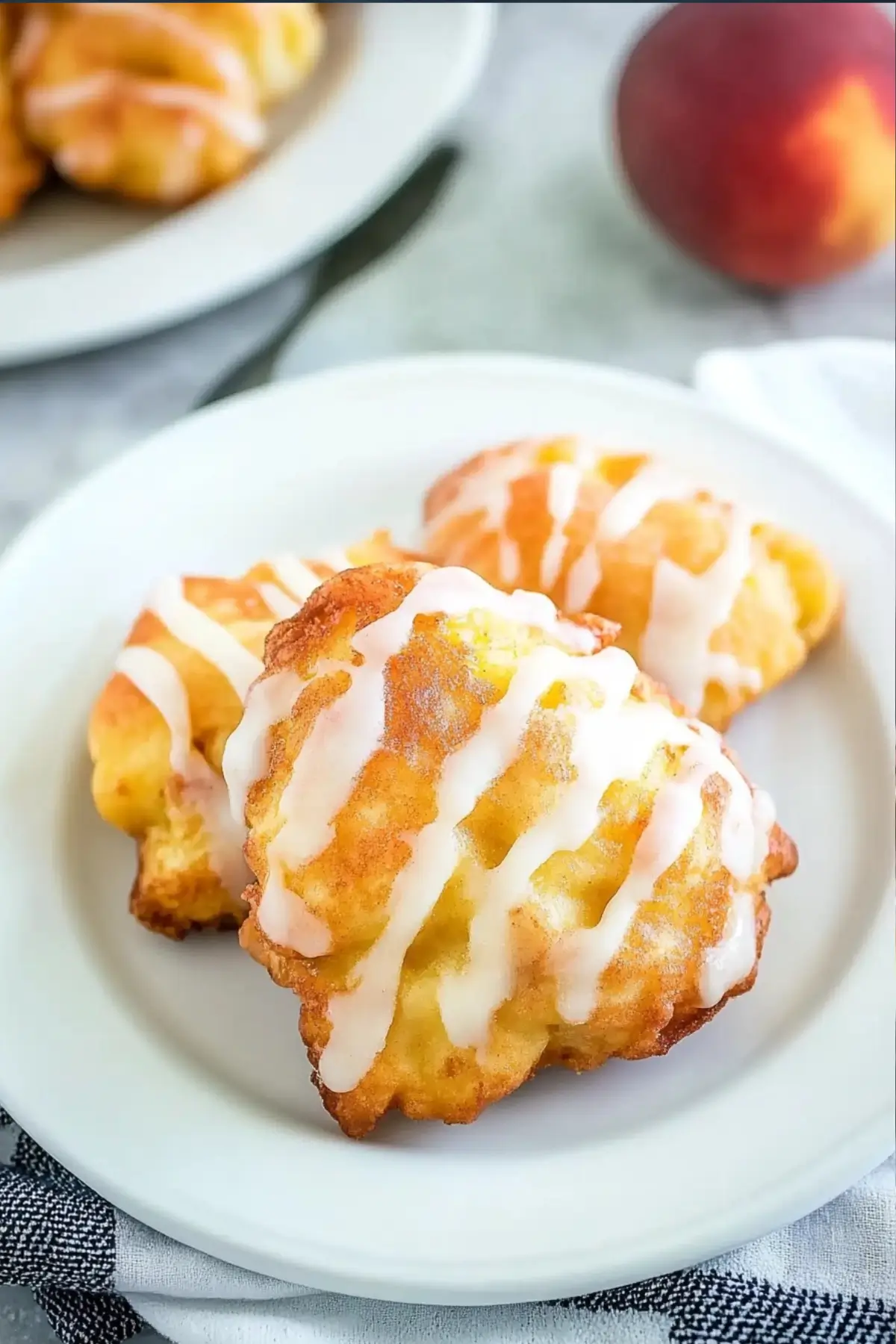 Fresh Peach Fritters