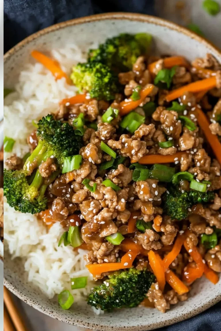Ground Turkey Teriyaki Stir Fry