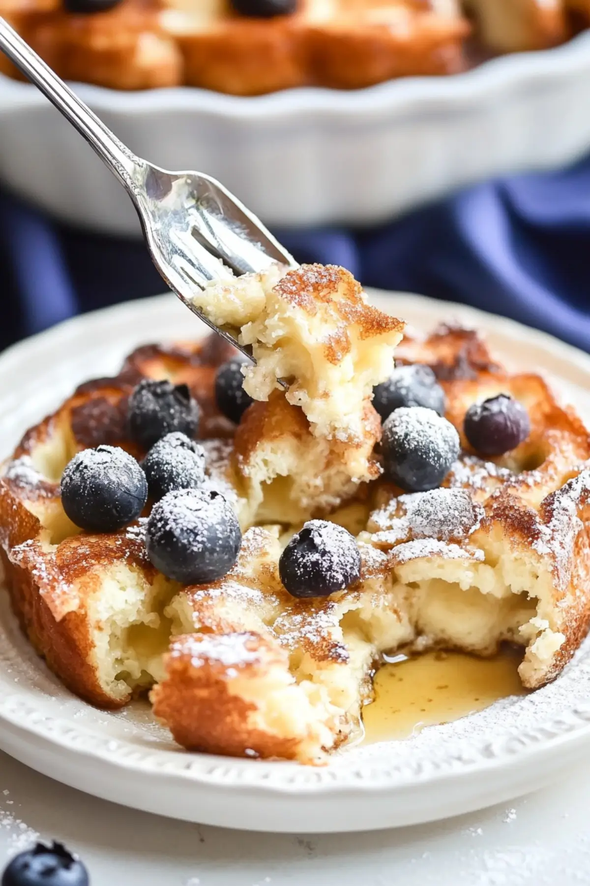 Hawaiian Roll French Toast Casserole