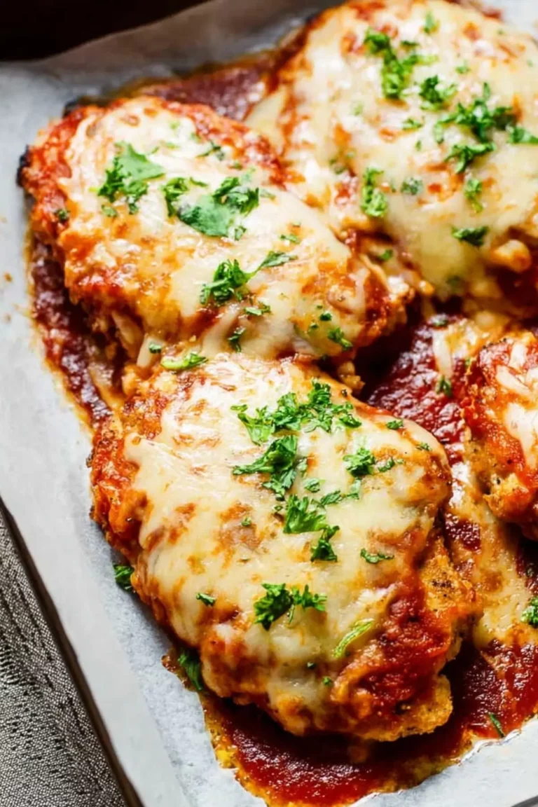 Keto Chicken Parmesan – A crispy and cheesy low-carb meal