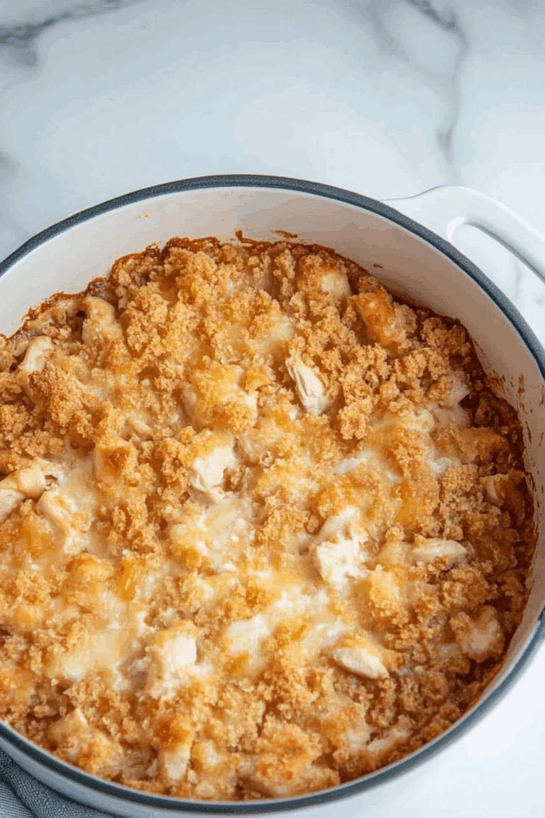Keto Ritzy Chicken Casserole