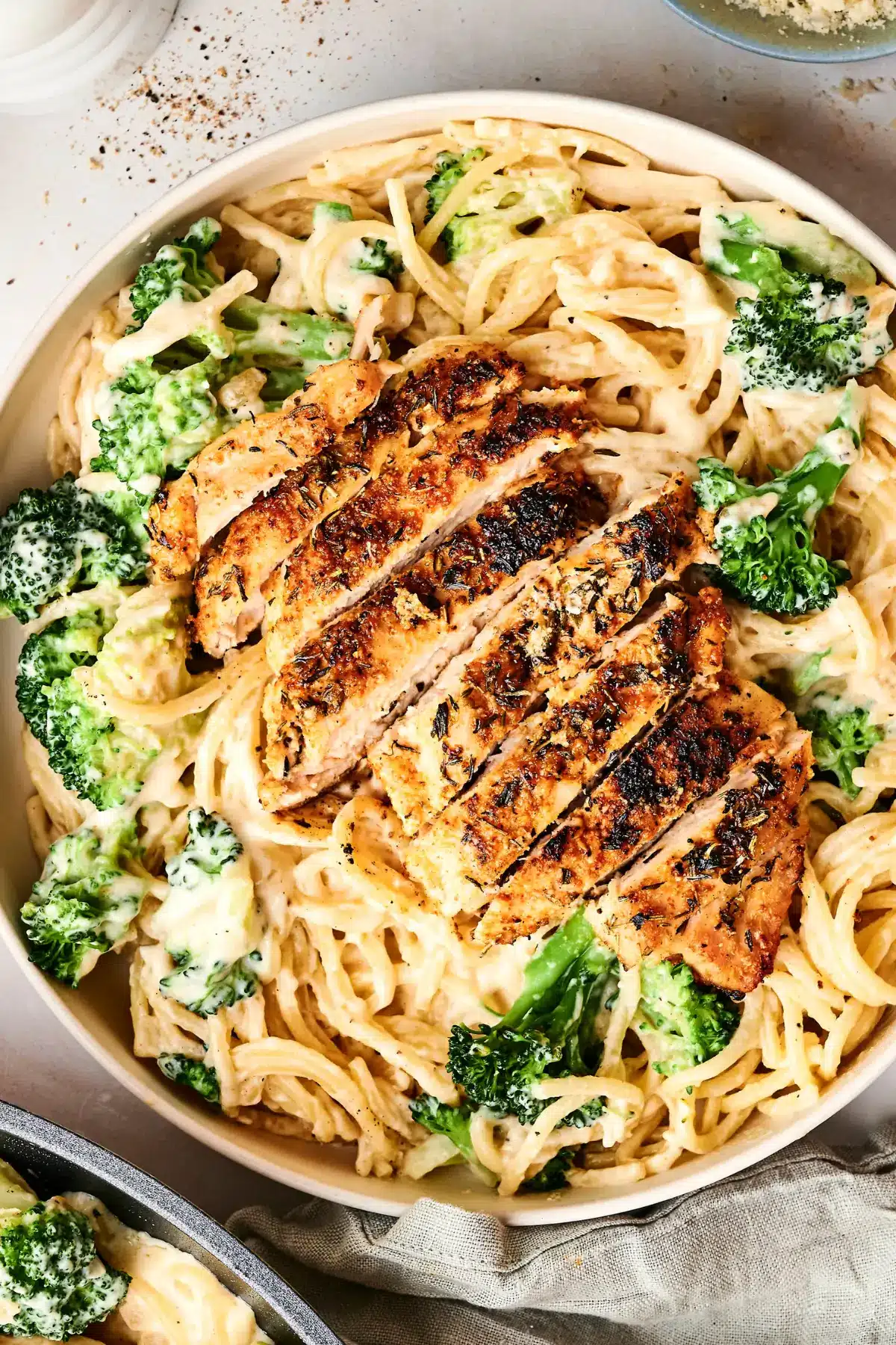 Low Calorie Chicken Alfredo