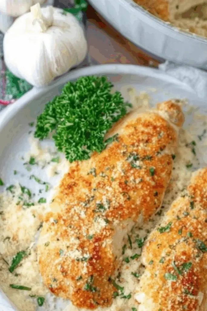 Low Carb Keto Garlic Parmesan Chicken – creamy and delicious recipe