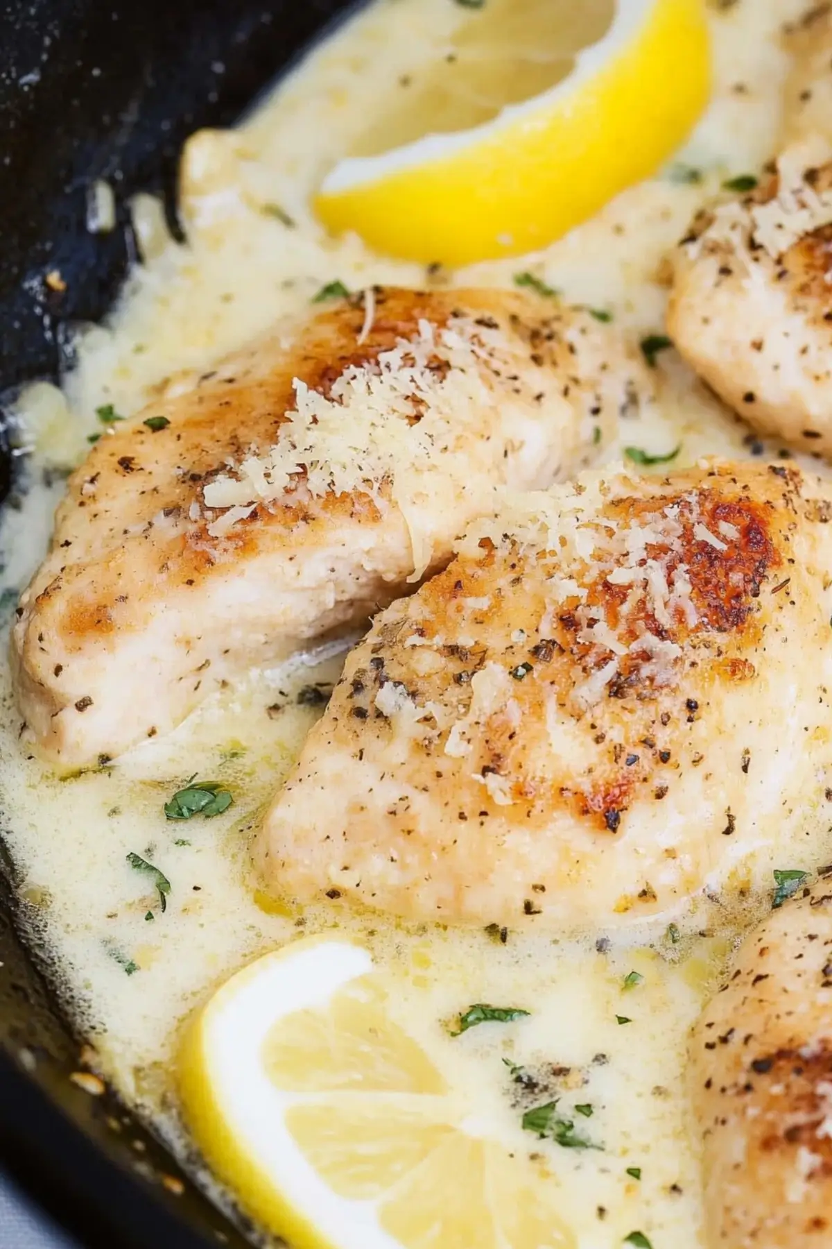 One Pan Lemon Parmesan Chicken