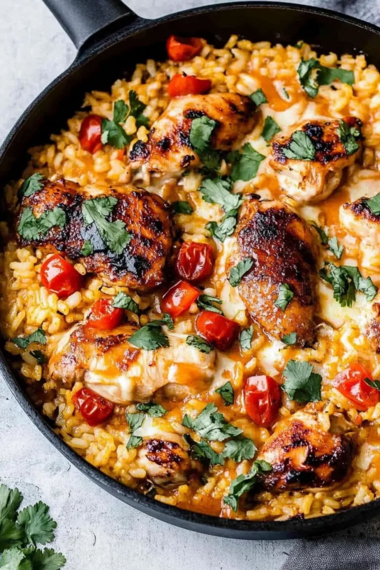 One-Pot BBQ Chicken and Rice