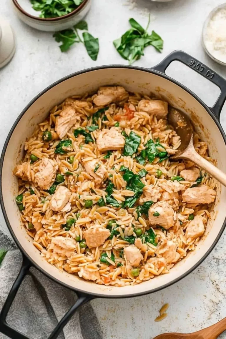 One Pot Chicken Orzo