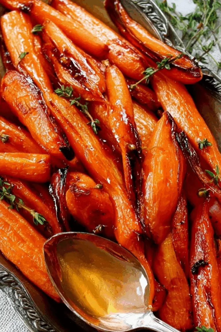 Roasted Carrots with Honey & Thyme Recipe