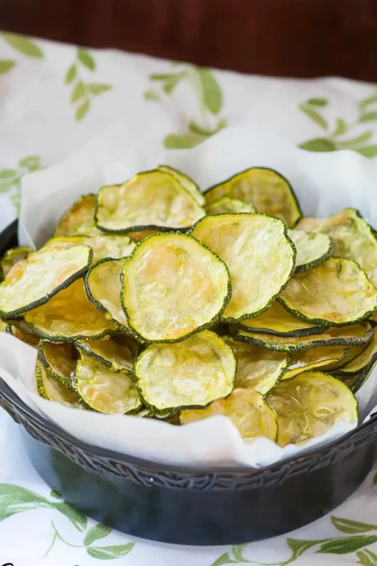 Salt and Vinegar Zucchini Chips