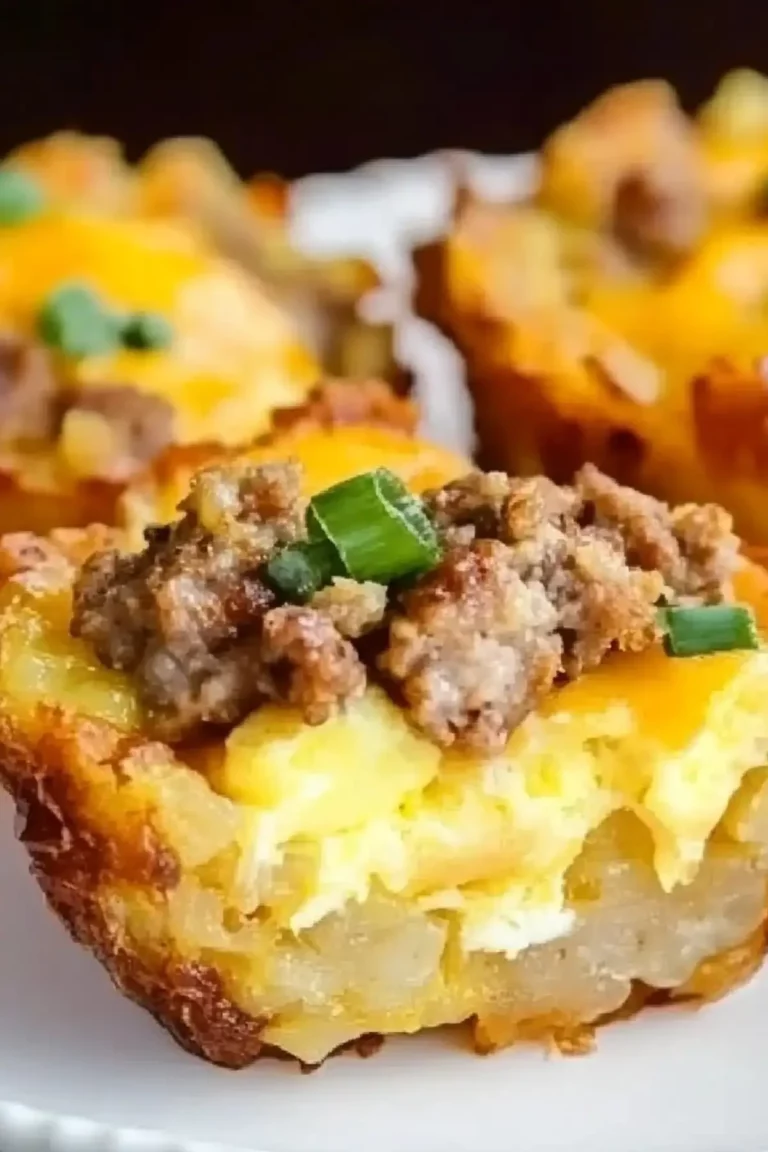 Sausage, Egg, and Cheese Breakfast Tots