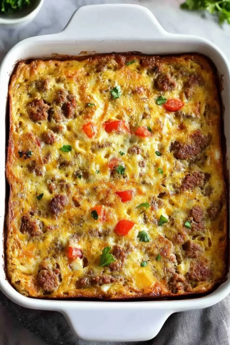 Sausage and Egg Breakfast casserole