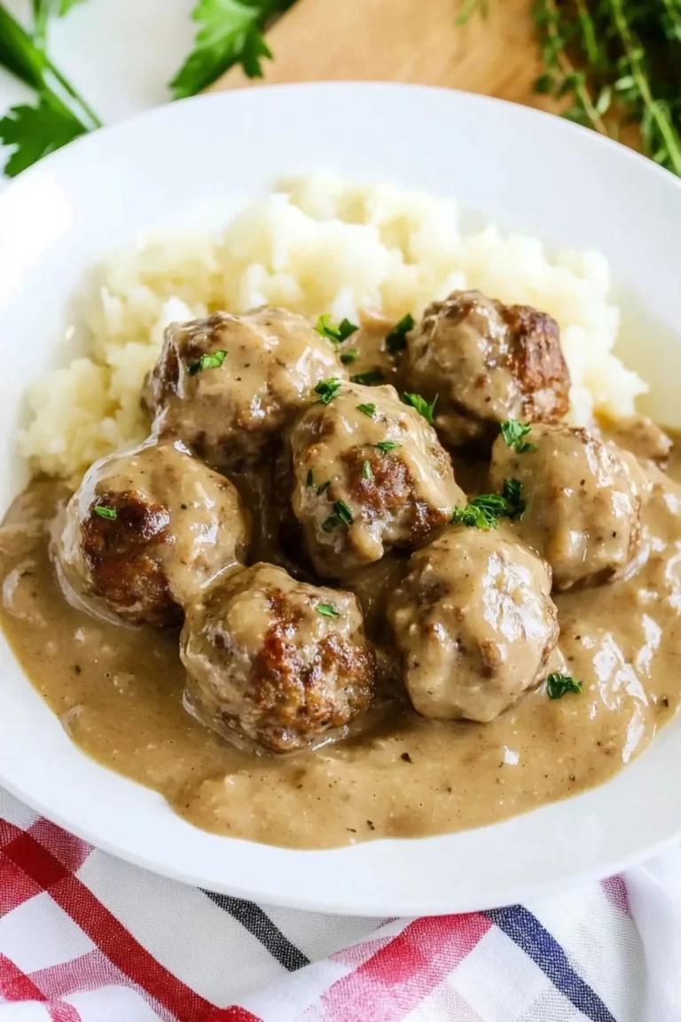 Swedish Meatballs in the Crockpot