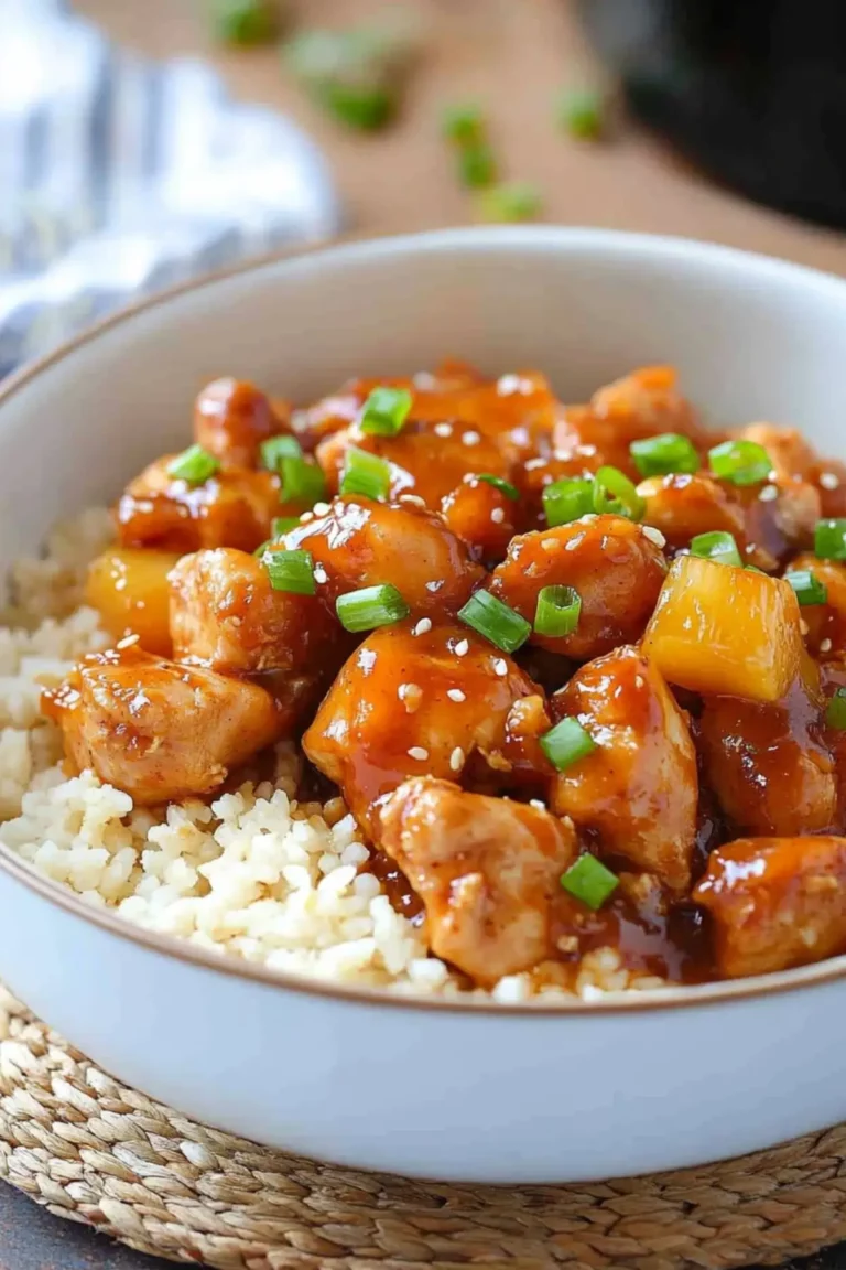 Sweet Hawaiian Crockpot Chicken