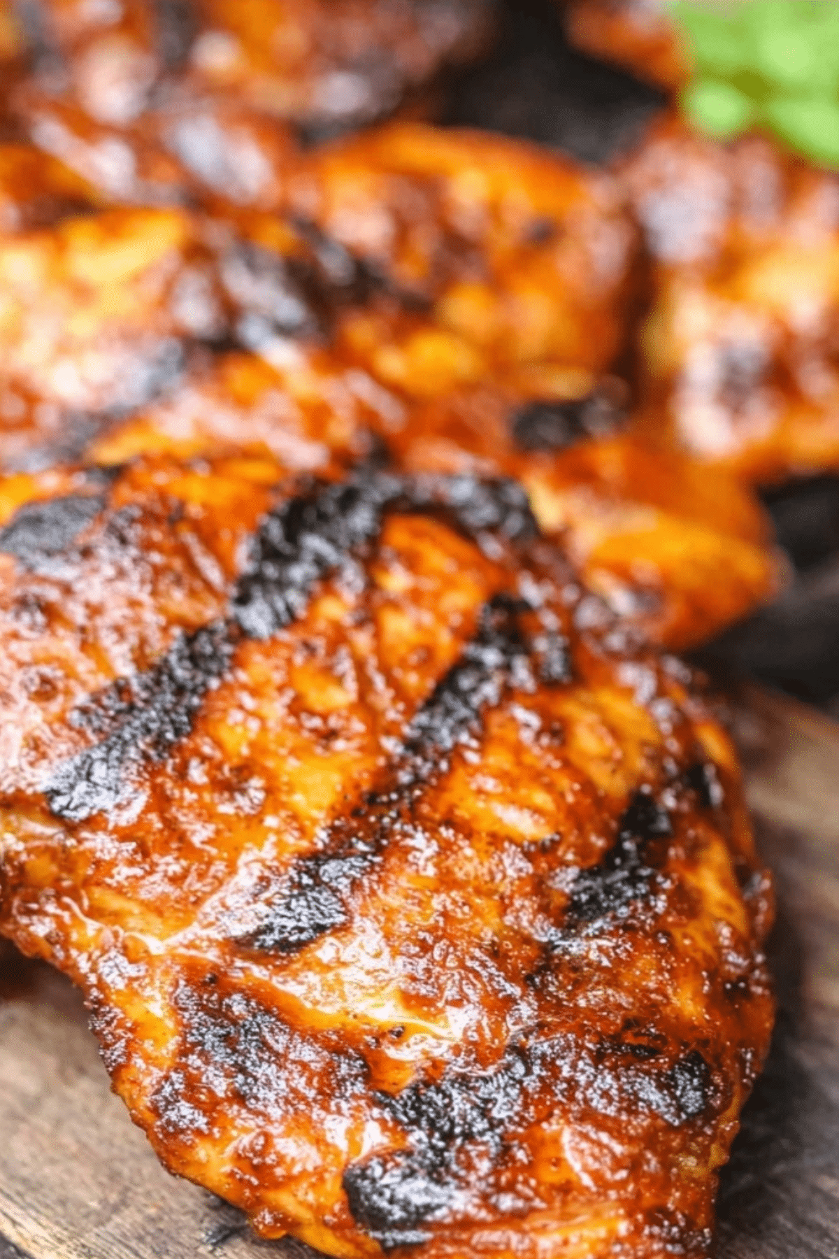 Sweet and Spicy Grilled Chicken cooked on the grill with flavorful dry rub