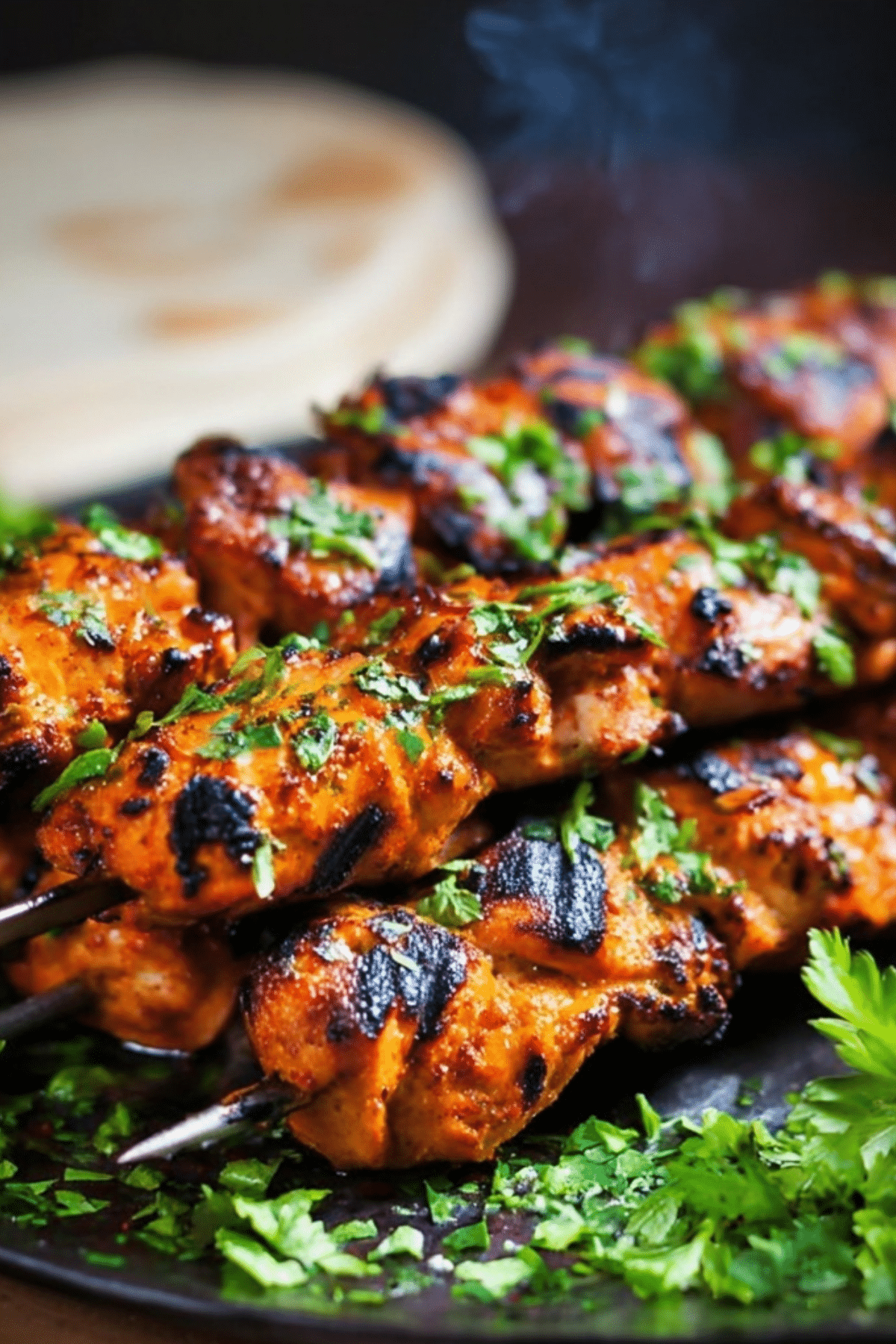 Tandoori Chicken Tikka Kebab Skewers - Easy Recipe (5 Steps) - ZazaCook