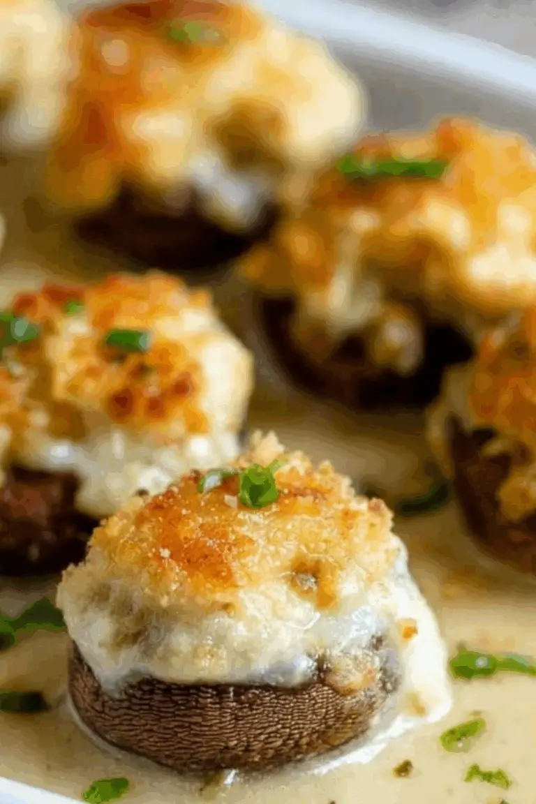White Cheddar Stuffed Mushrooms – Perfect Appetizer Recipe