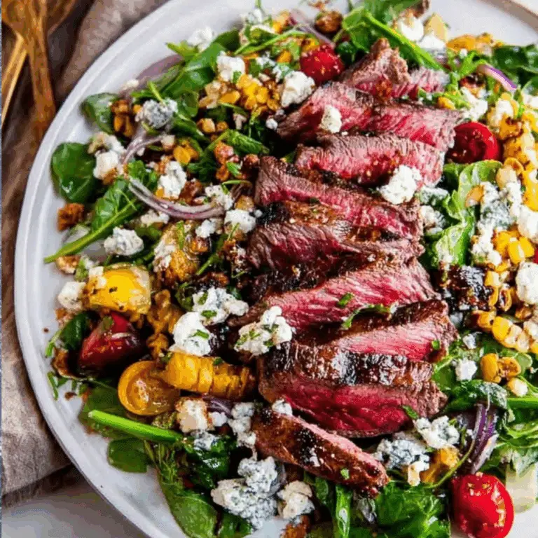 Balsamic Steak Gorgonzola Salad – Easy 20-Minute Recipe