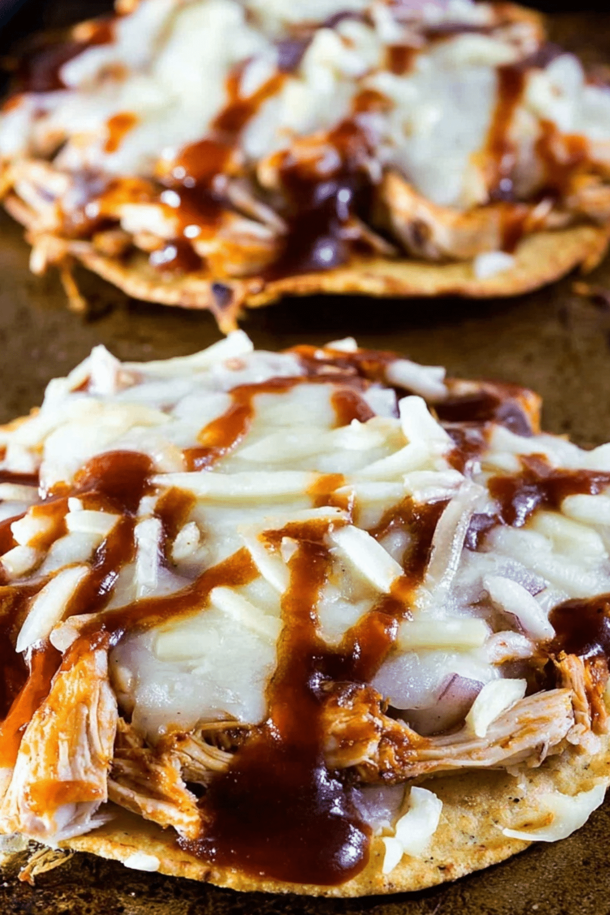 BBQ Chicken Tostadas – A delicious meal with smoky BBQ chicken on crispy tostada shells