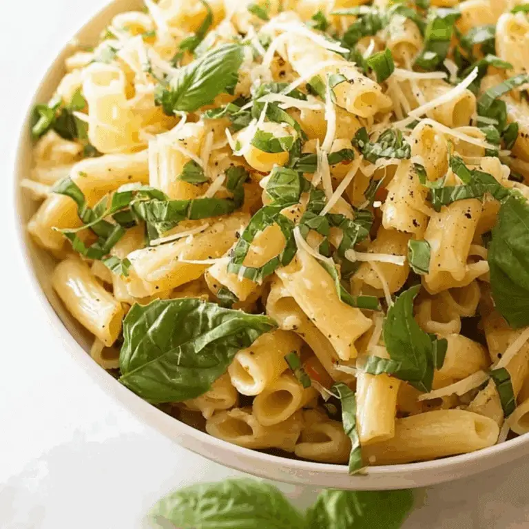 Easy Basil Lemon Pasta Salad – A Refreshing Dish