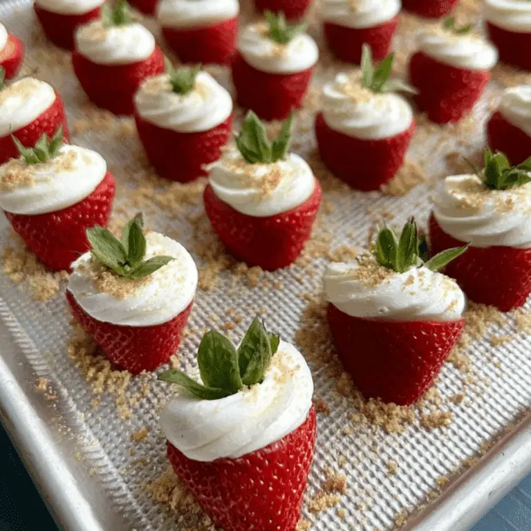 Easy Cheesecake Deviled Strawberries: 5-Minute Dessert Recipe