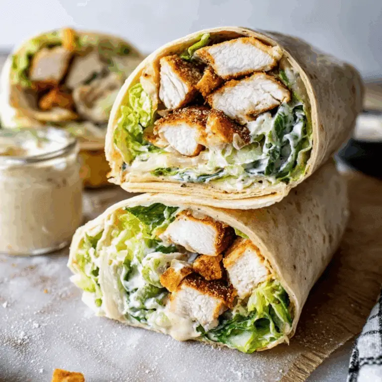Chicken Caesar Wrap – Easy Recipe for Lunch or Dinner