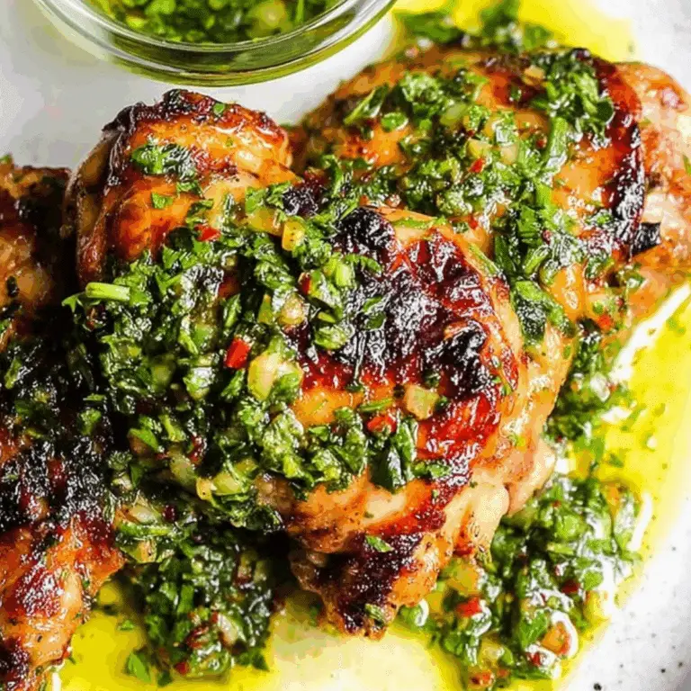 Easy Chimichurri Chicken Thighs: A Juicy, Herb-Infused Summer Classic