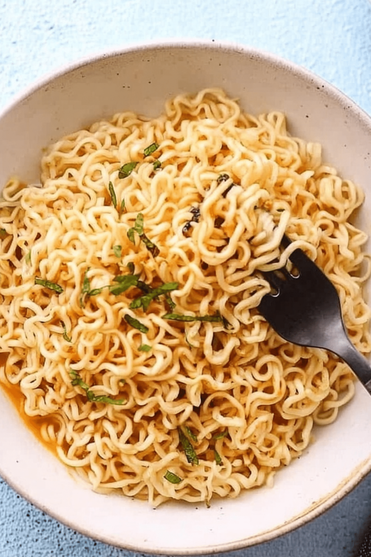 Garlic butter ramen noodles recipe with rich butter and garlic flavor