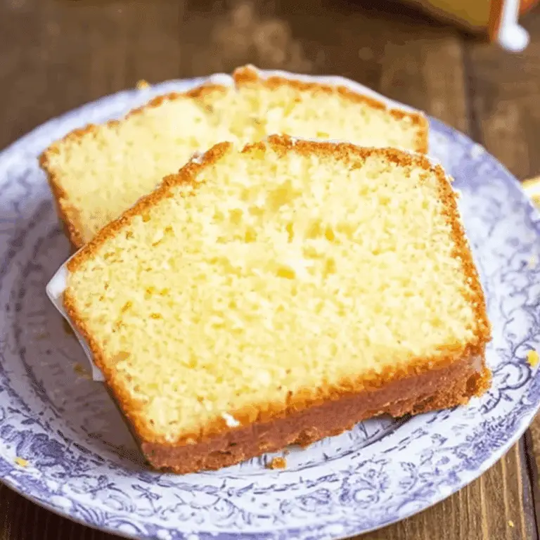 "Starbucks Copycat Lemon Loaf with lemon glaze"