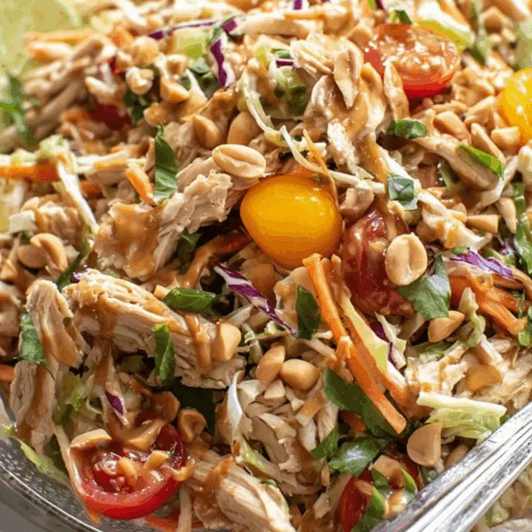 Thai Chicken Salad Recipe – 5 Easy Ingredients