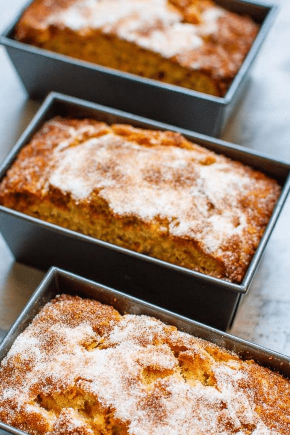 Cinnamon Sugar Pumpkin Bread with a crunchy topping
