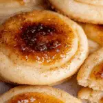 Creme Brûlée Cookies with caramelized sugar topping and pastry cream
