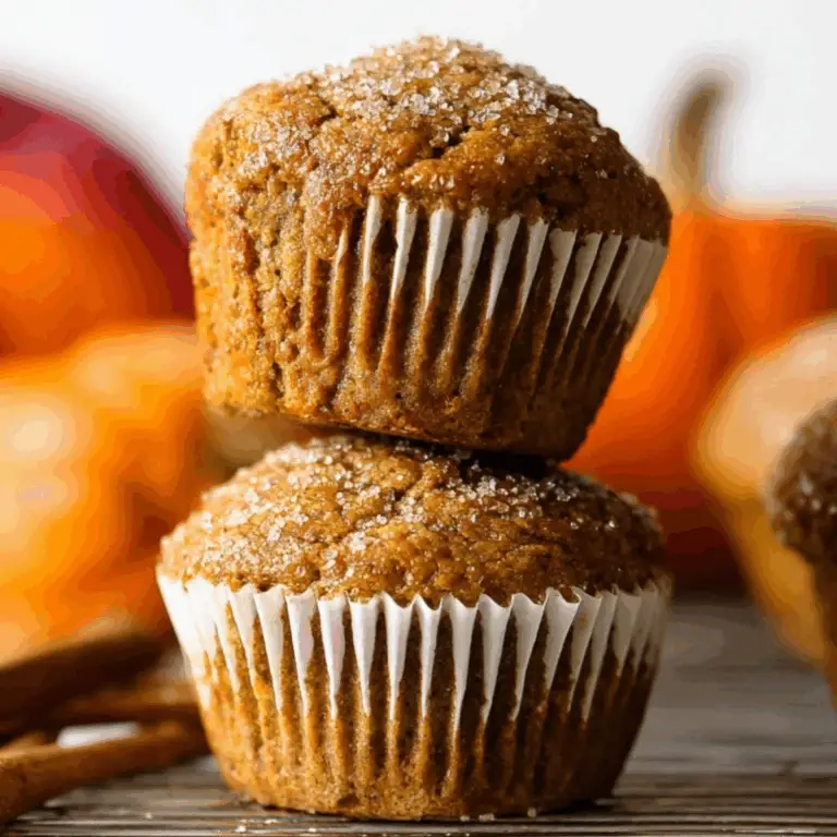 Pumpkin Muffins fresh from oven with golden tops
