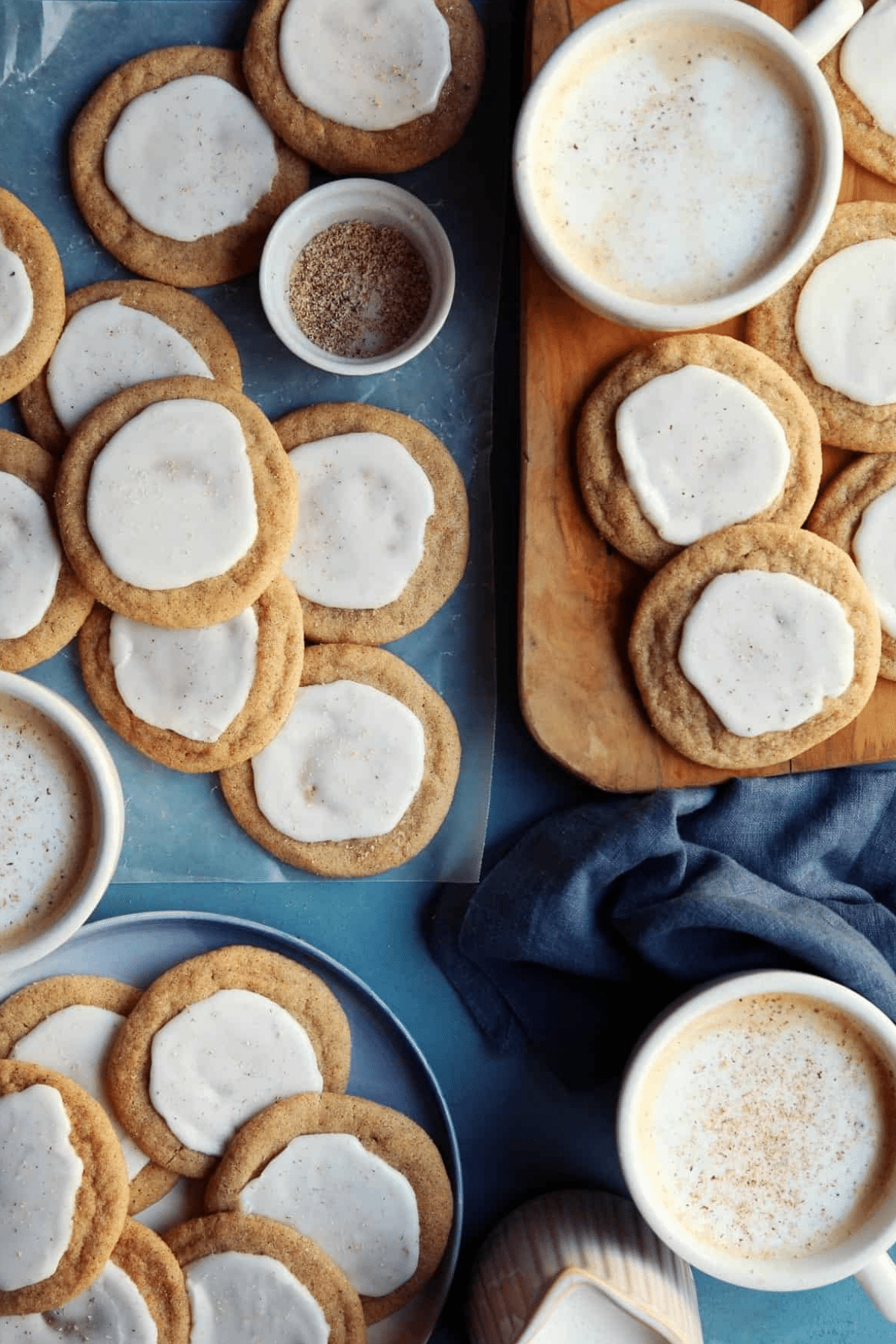 Taylor Swift Chai Cookies with nutmeg glaze and chai spices