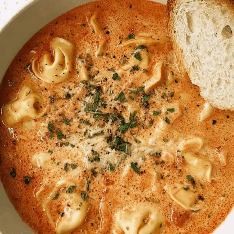 Tomato Tortellini Soup – Easy and Creamy Recipe