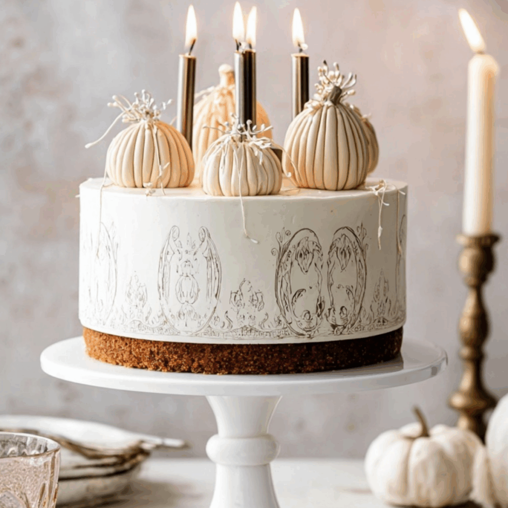 Moist Brown Butter Pumpkin Cake with Cream Cheese Frosting