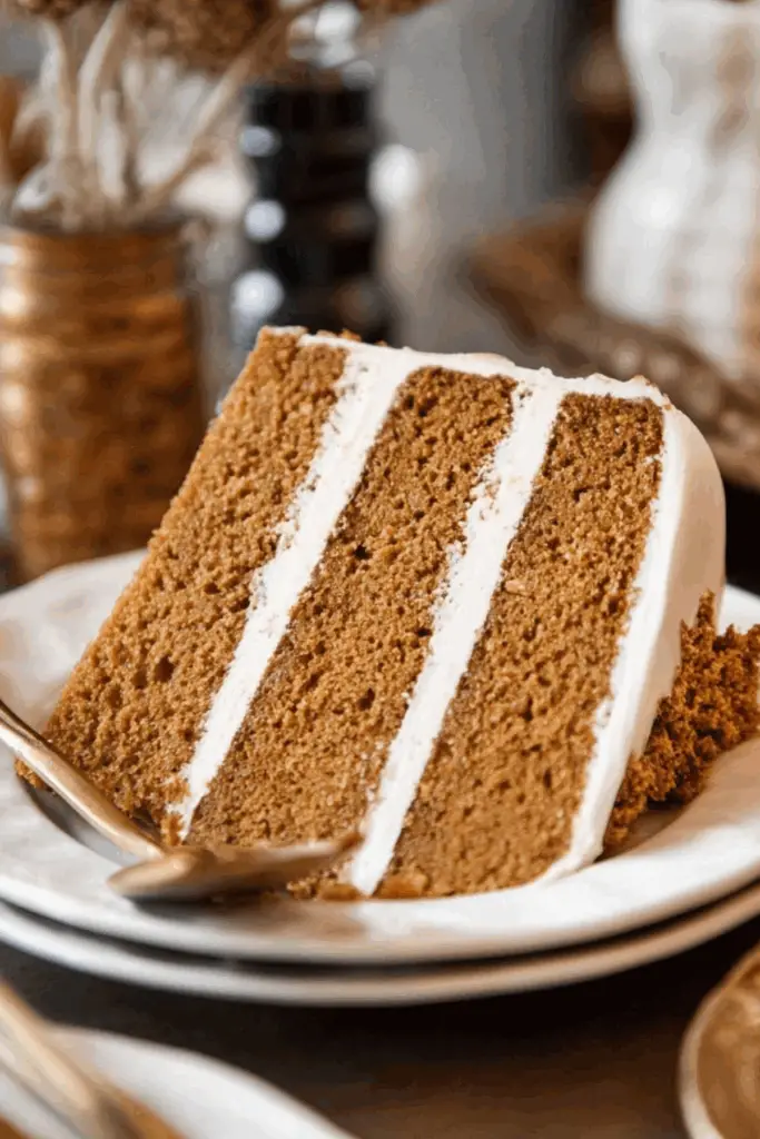 Moist Brown Butter Pumpkin Cake with Cream Cheese Frosting