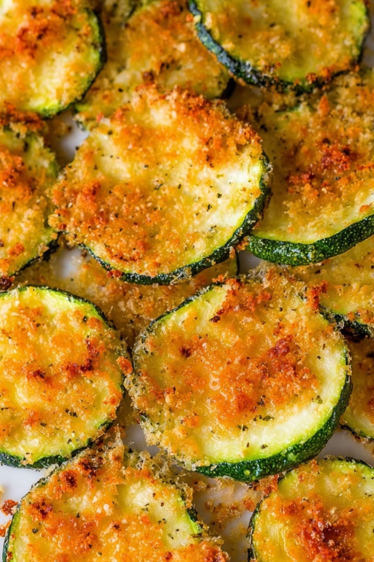 Crispy Baked Zucchini with a golden, cheesy crust