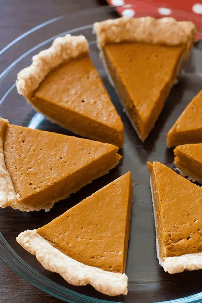 Healthy Pumpkin Pie with coconut milk and oats, a perfect holiday dessert