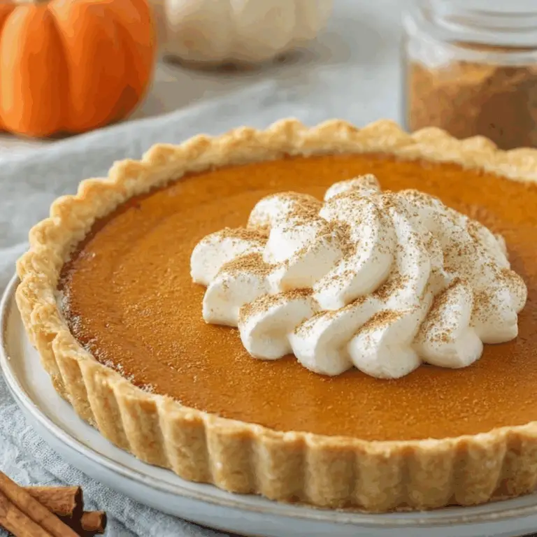 Homemade Fresh Pumpkin Pie: Easy Recipe